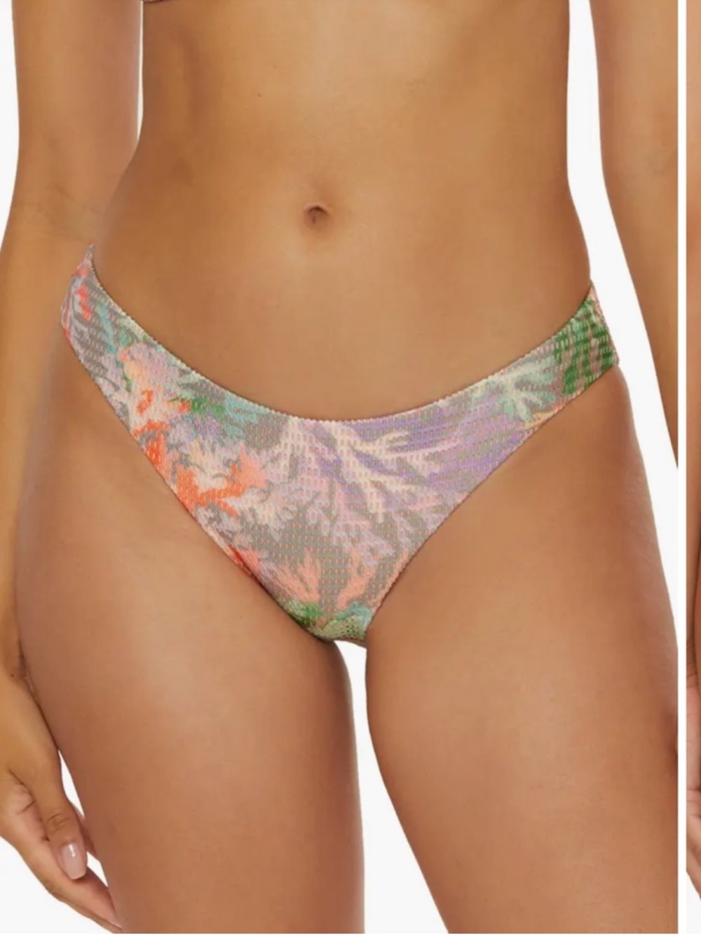 NWT BECCA Coral Reef Bikini Bottoms